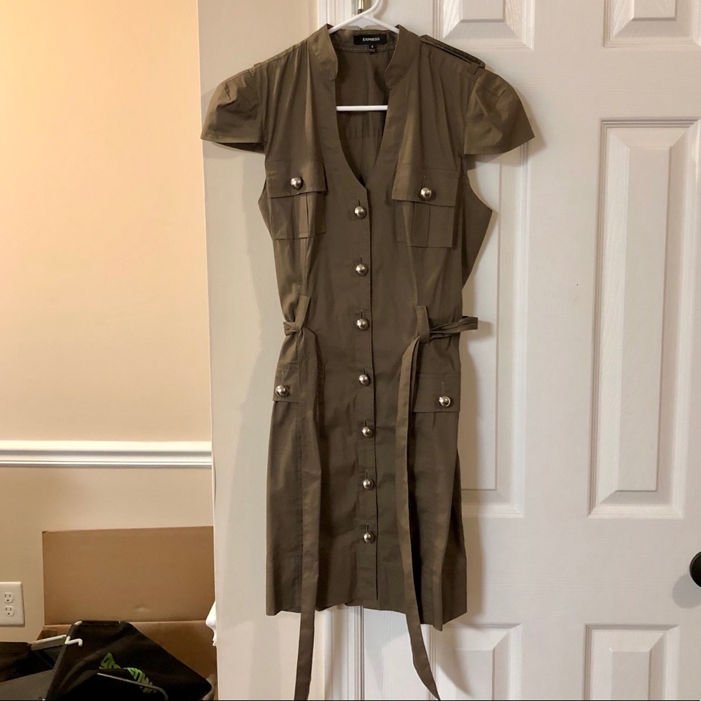 Military inspired dress